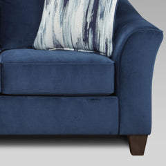 Camero Fabric Pillowback Loveseat
