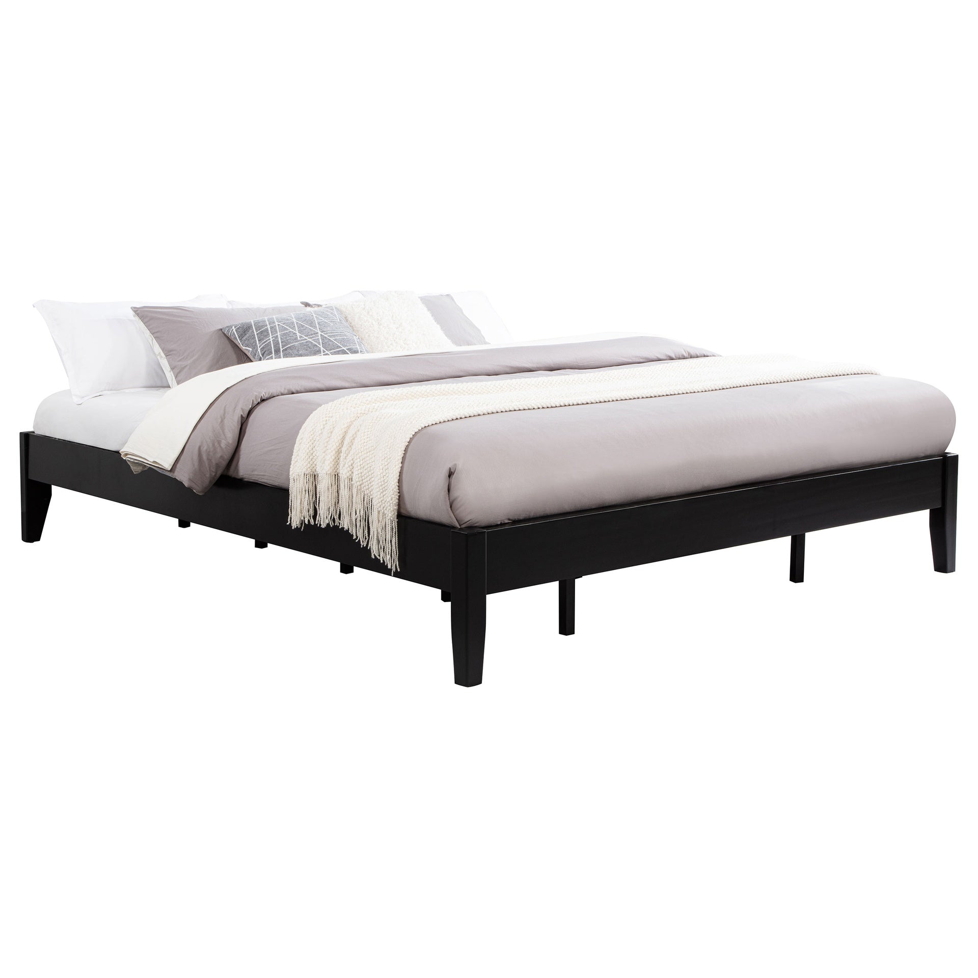 Hounslow Black Eastern King Universal Platform Bed