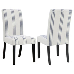 Draper Beige Upholstered Dining Side Chair (Set of 2)