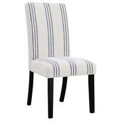 Draper Beige Upholstered Dining Side Chair (Set of 2)