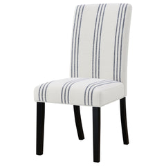 Draper Beige Upholstered Dining Side Chair (Set of 2)