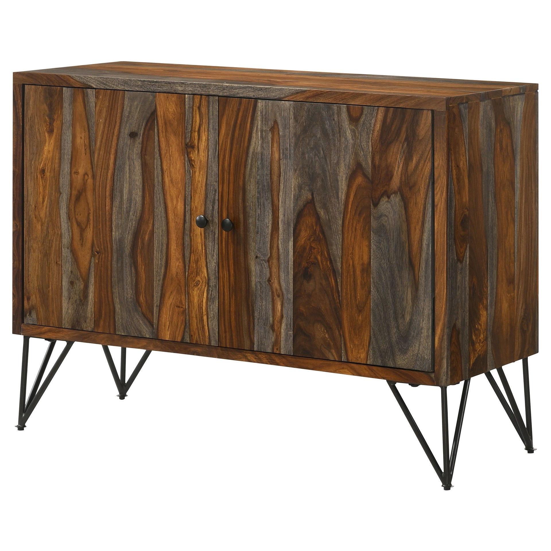 Komomo Grey 1-Adjustable Shelf Accent Cabinet