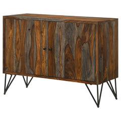 Komomo Grey 1-Adjustable Shelf Accent Cabinet