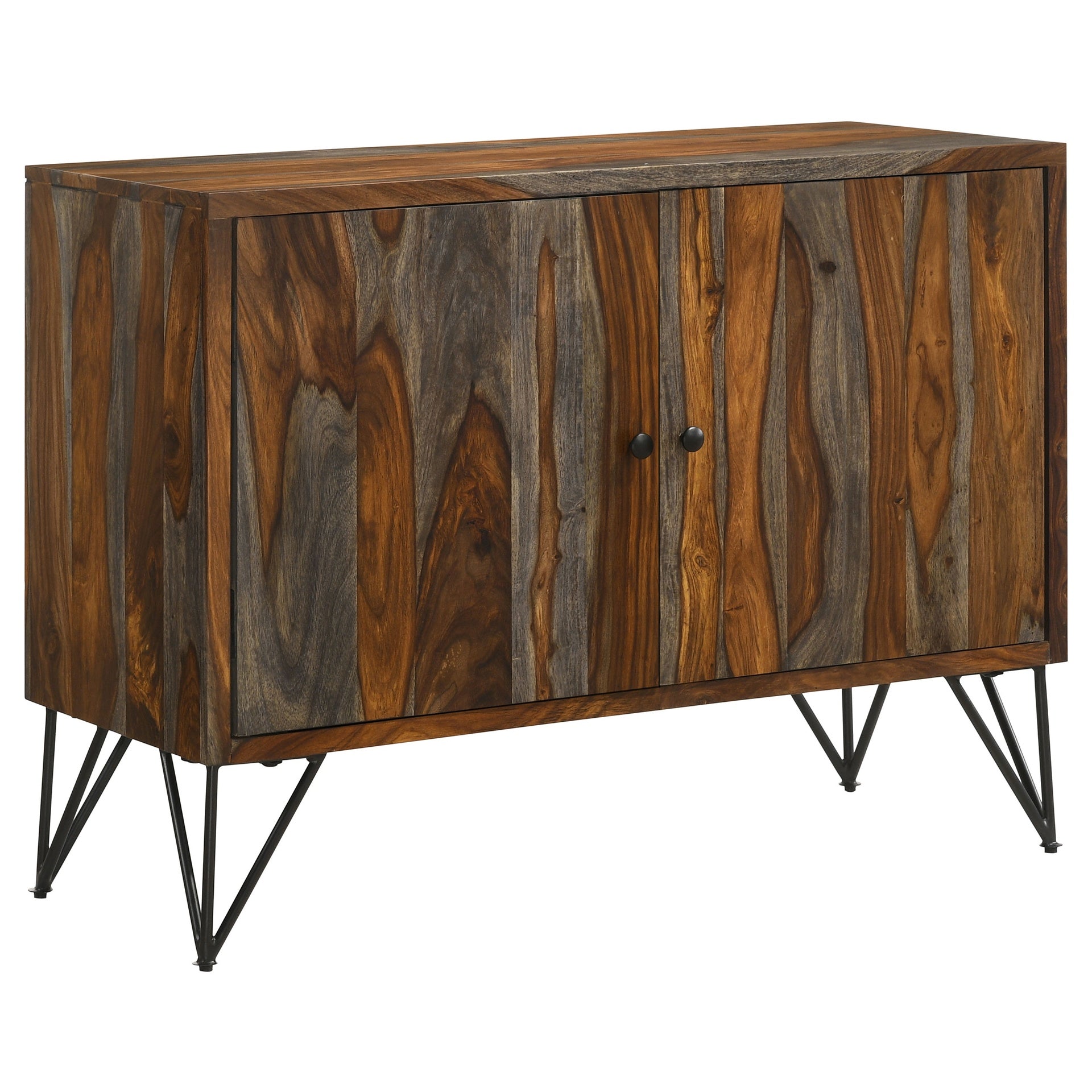 Komomo Grey 1-Adjustable Shelf Accent Cabinet
