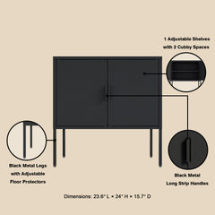 Accent Cabinet in Black