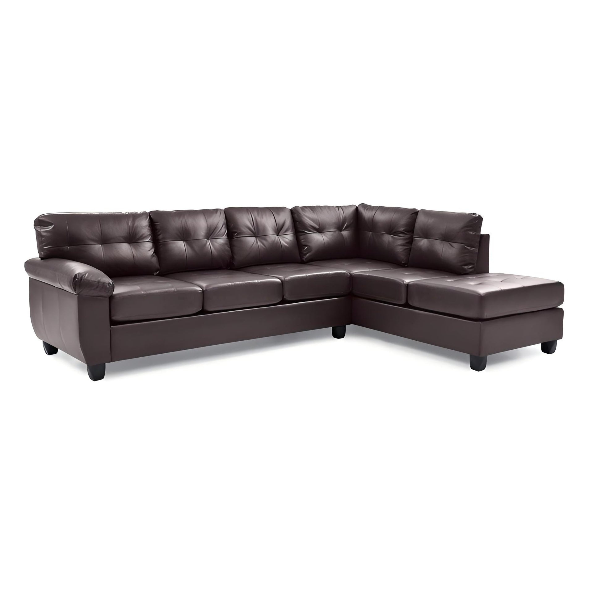 Gallant G905B-SC Sectional (Without Ottoman), CAPPUCCINO