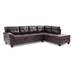 Gallant G905B-SC Sectional (Without Ottoman), CAPPUCCINO