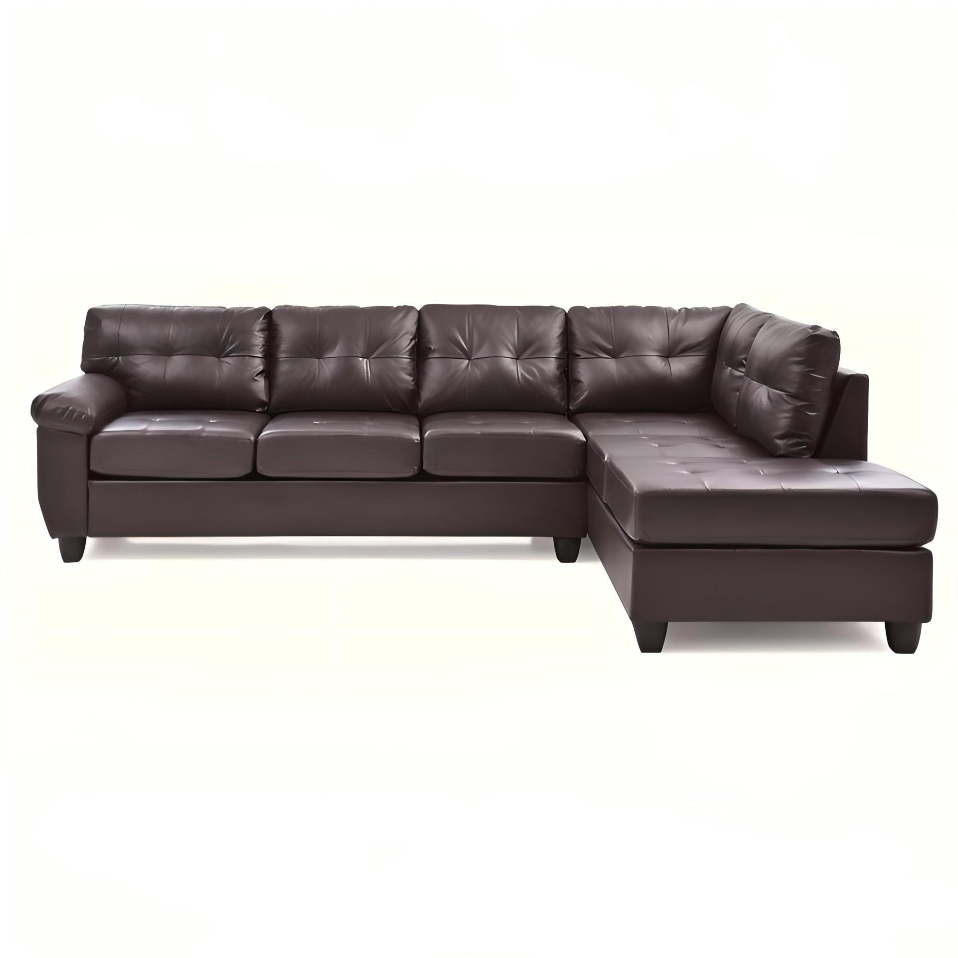 Gallant G905B-SC Sectional (Without Ottoman), CAPPUCCINO
