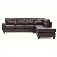 Gallant G905B-SC Sectional (Without Ottoman), CAPPUCCINO
