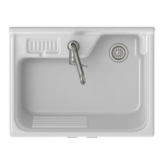 Murphy All-In-One 28-inch Laundry Utility Sink and Cabinet with ABS Sink