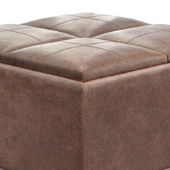 Avalon Square Coffee Table Storage Ottoman