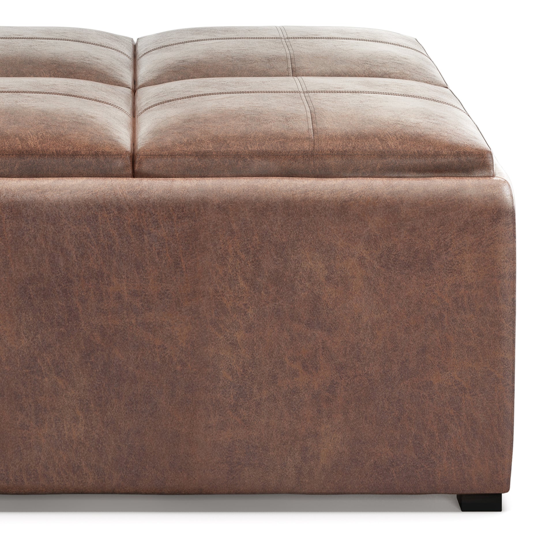 Avalon Square Coffee Table Storage Ottoman