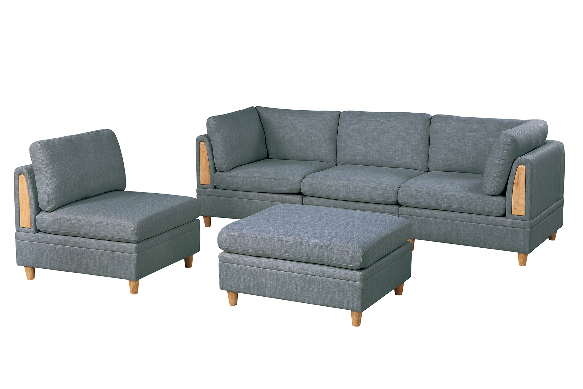 MODULA SET - 5PC in Steel