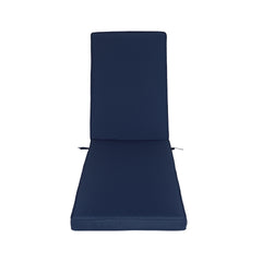 Outdoor Lounge Chair Cushion Replacement Patio Funiture Seat Cushion Chaise Lounge Cushion-Navy Blue