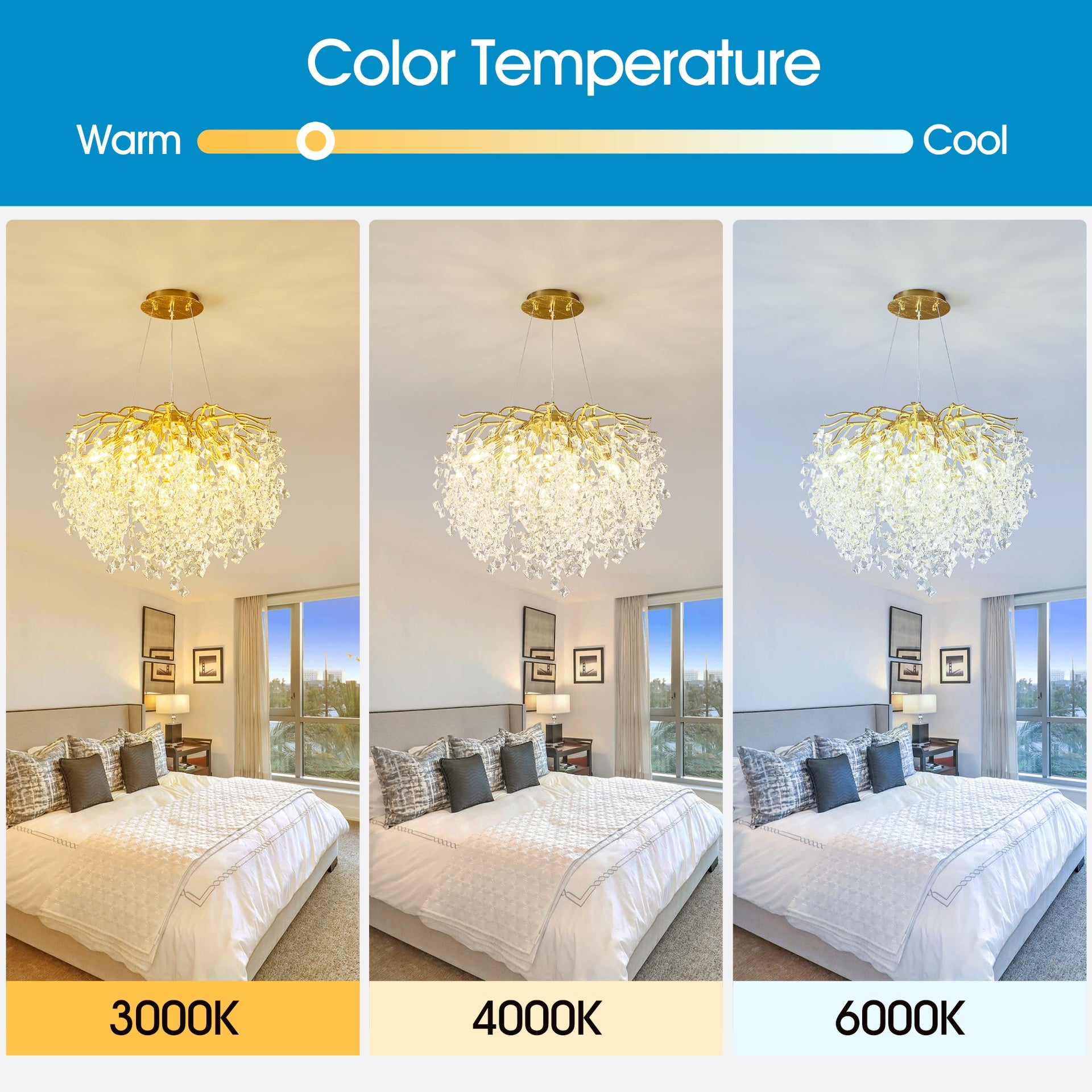 Modern High-End Romantic Golden Branch-Shaped Ceiling Lamp Suitable For Dining Room And Living Room