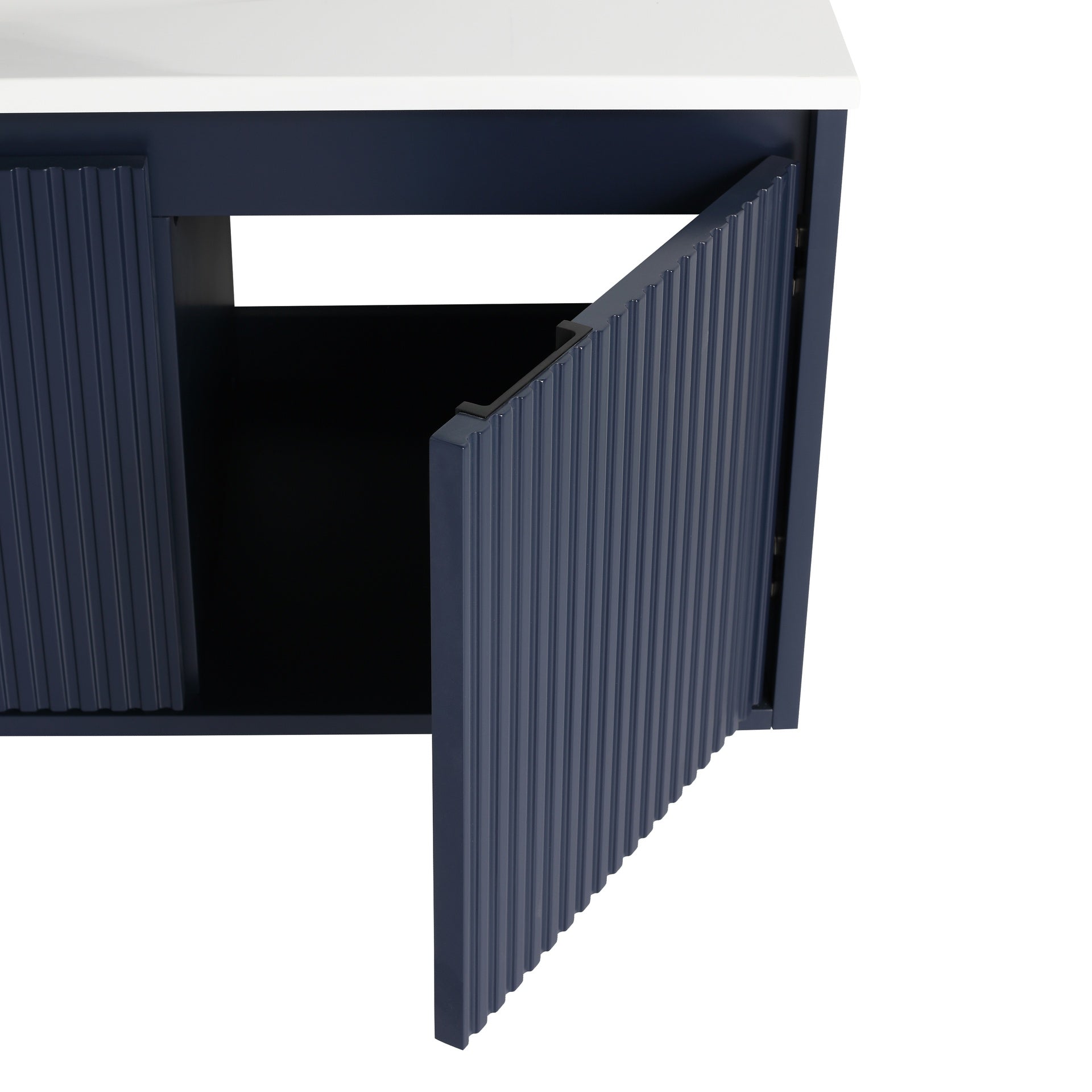 Soft Close Doors Bathroom Vanity Without Sink,48 Inch  For Small Bathroom,BVB05848NBL