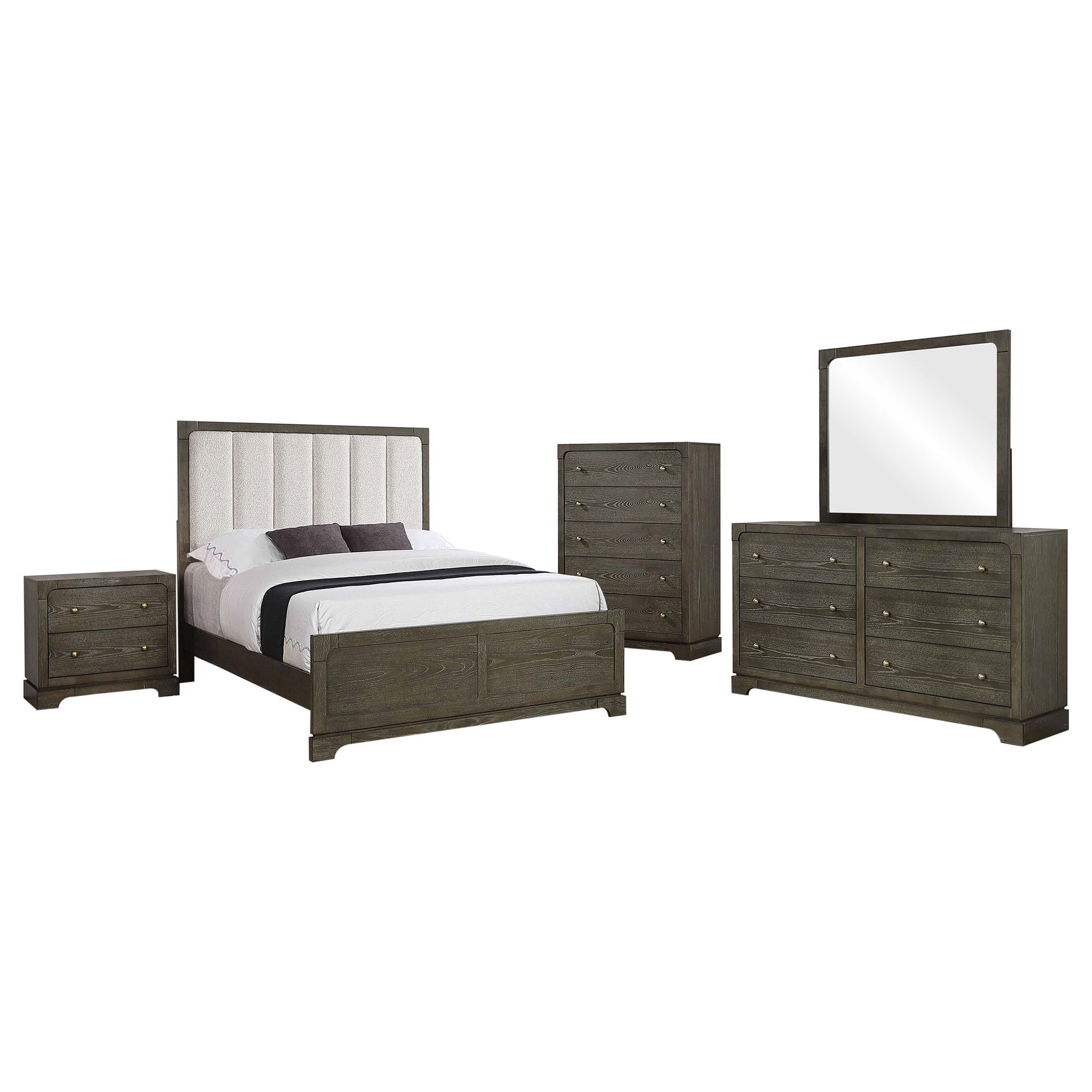 Harbington Dark Cocoa 5-piece Queen Bedroom Set
