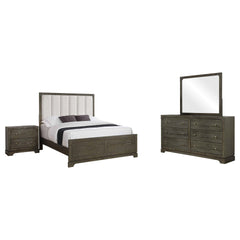 Harbington Dark Cocoa 4-piece Eastern King Bedroom Set