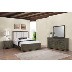 Harbington Dark Cocoa 4-piece Eastern King Bedroom Set