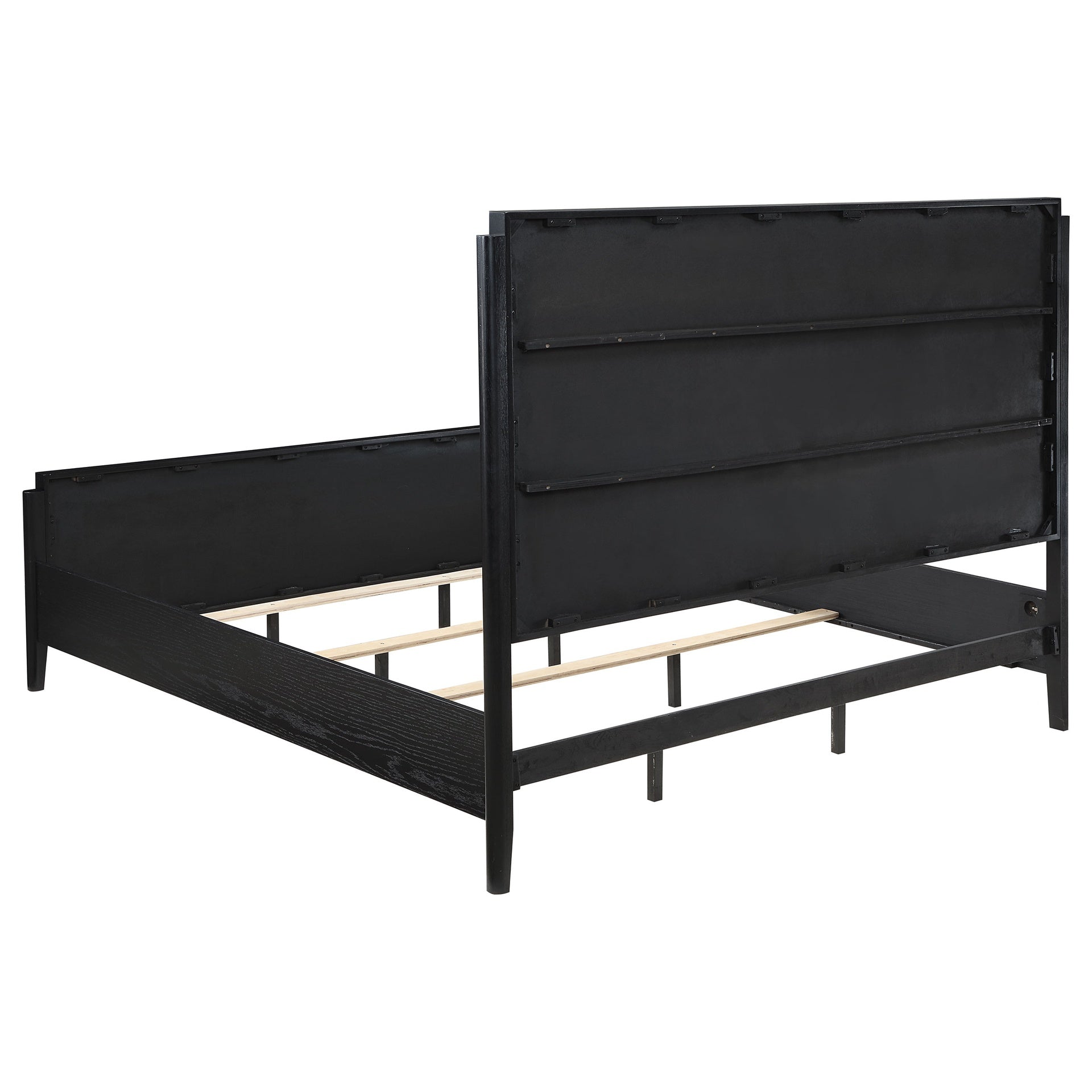 Ennis Black 4-piece Eastern King Bedroom Set