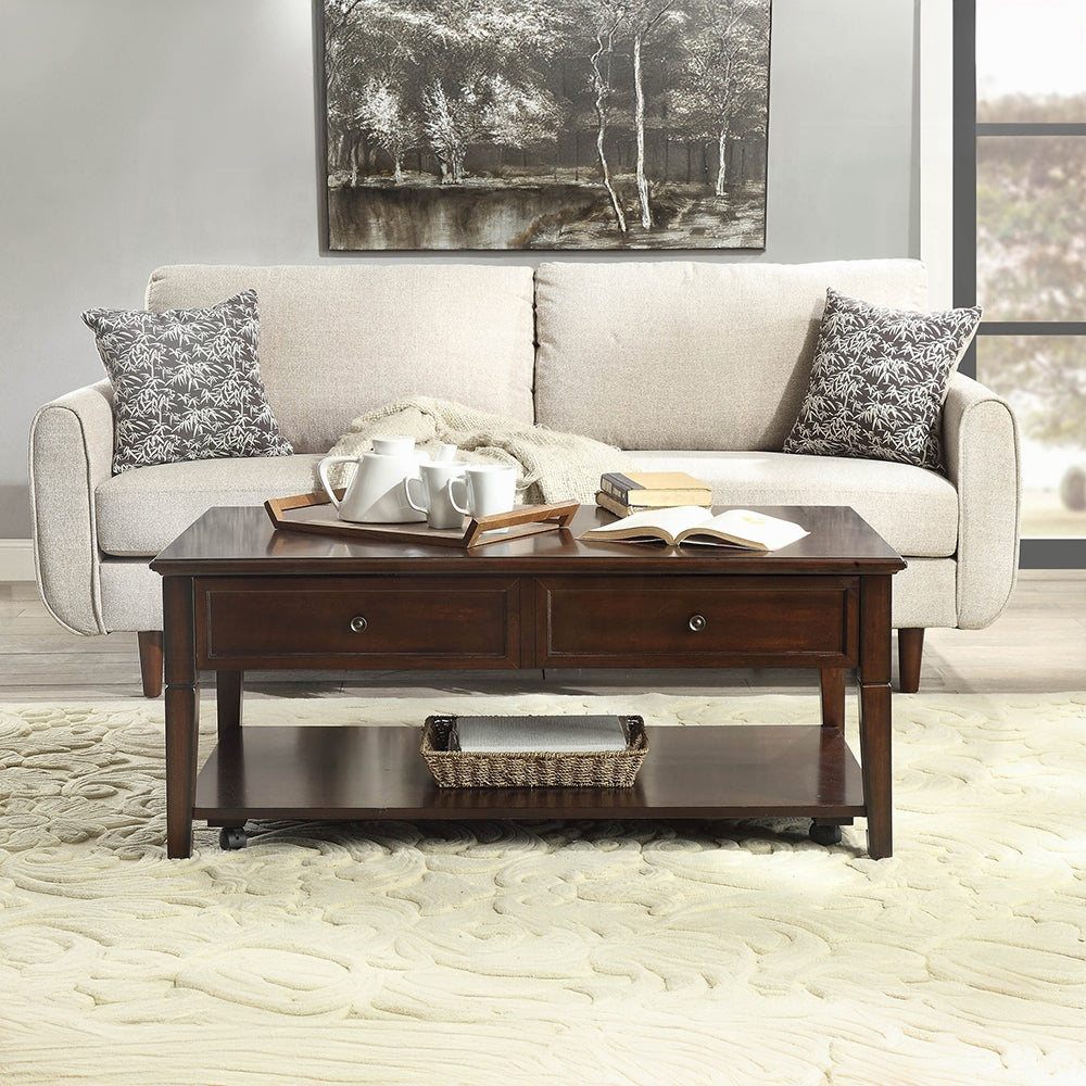 Walnut Coffee Table with Lift Top