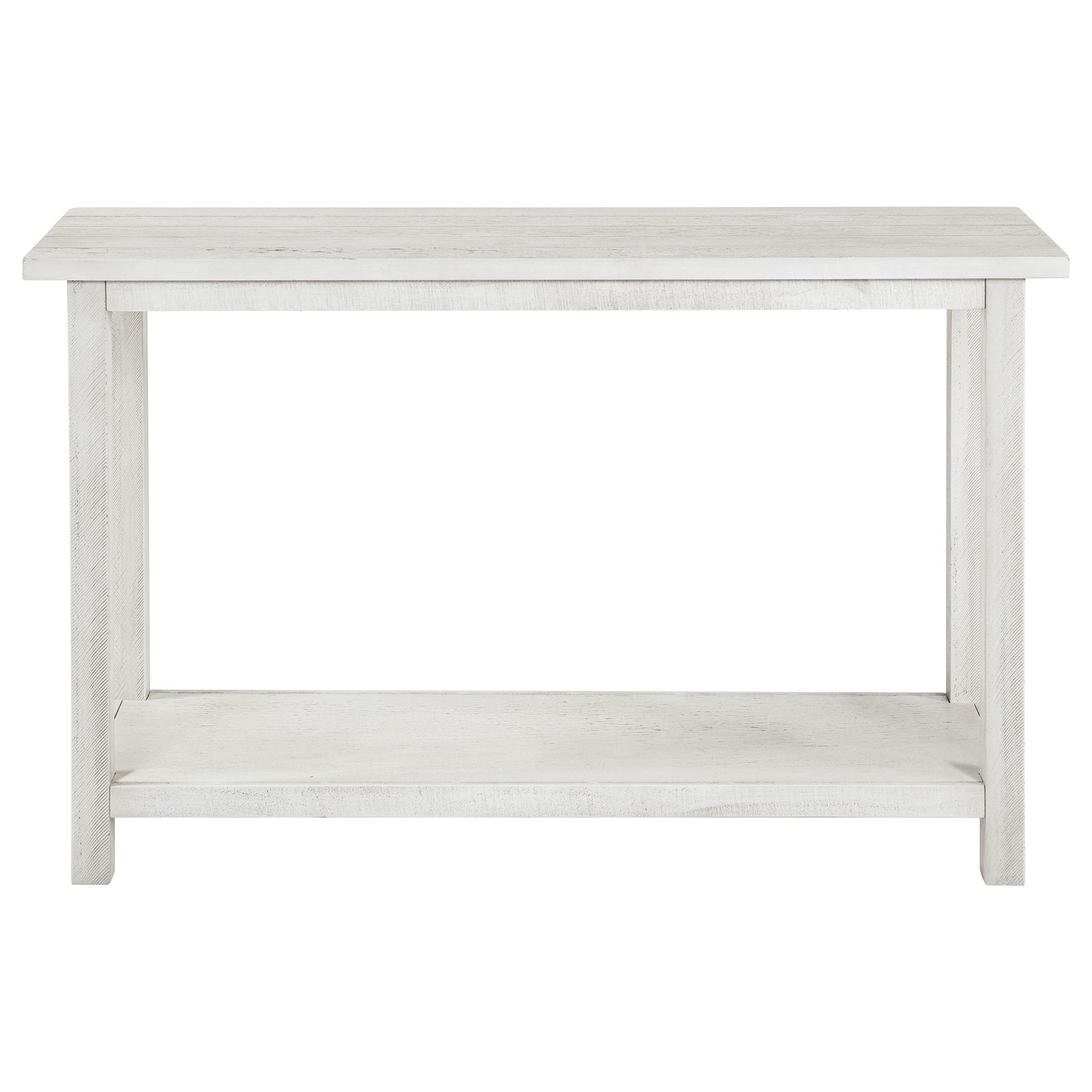 Castleton White Wood Entryway Sofa Console Table