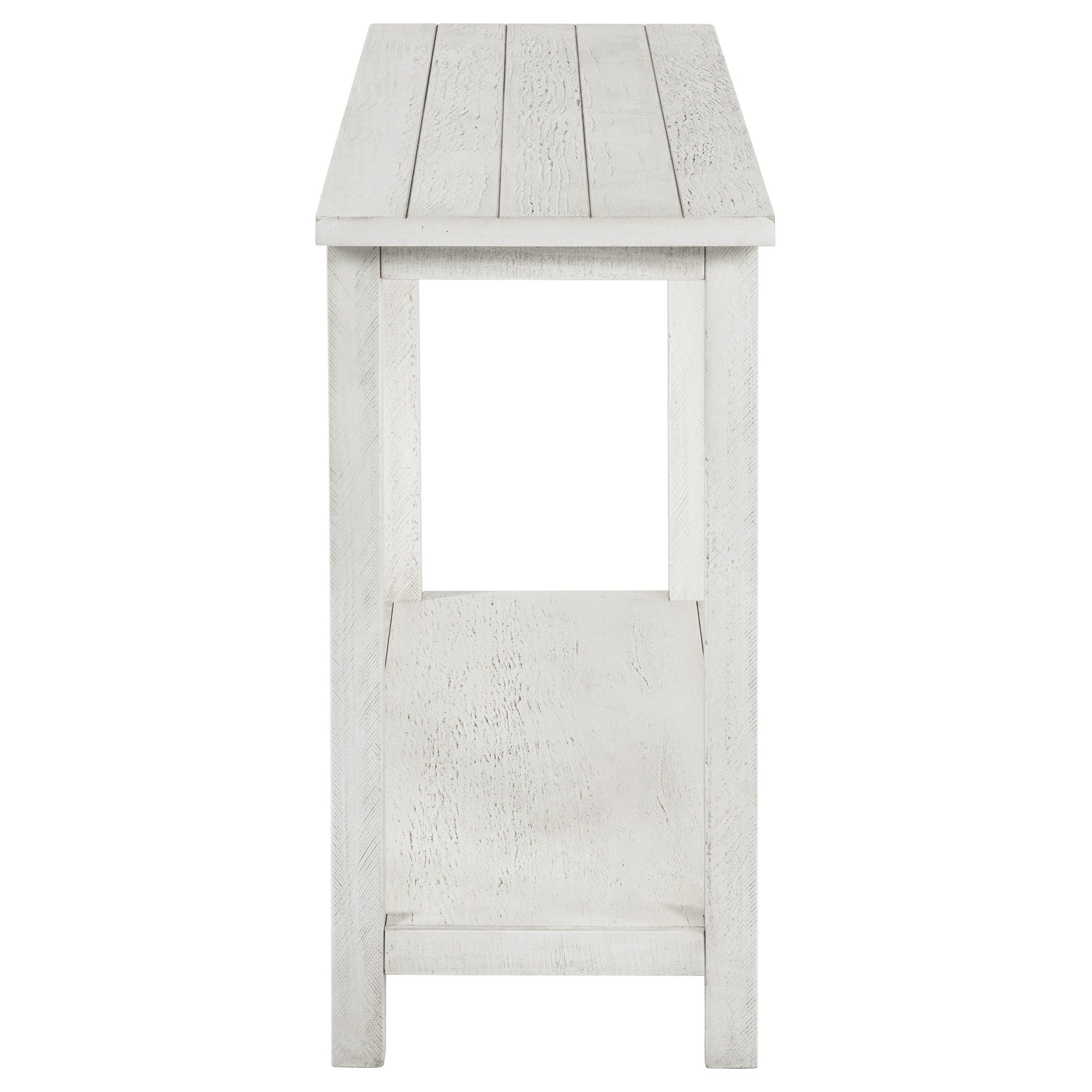Castleton White Wood Entryway Sofa Console Table