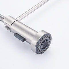 Commercial Kitchen Faucet with Pull Down Sprayer, Single Handle Single Lever Kitchen Sink Faucet
