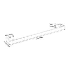 8-Pieces Brushed Nickel Bathroom Accessories Set, Stainless Steel Bathroom Hardware Set, Bath Towel Bar Set, Towel Racks for Bathroom Wall Mounted.