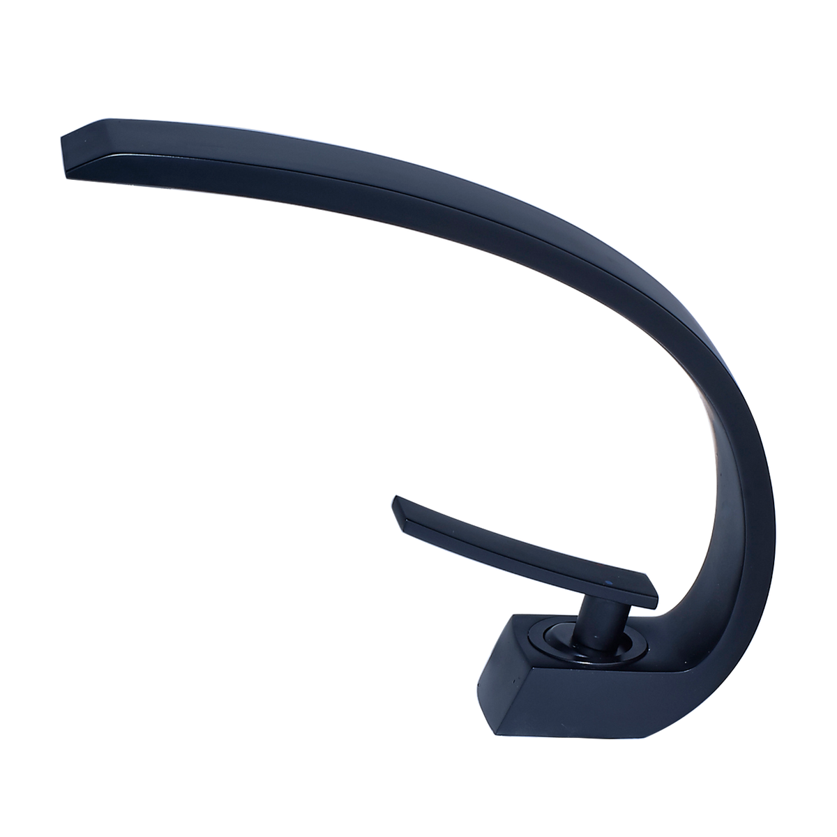 Black Bathroom Faucet, Brushed Black  Faucet for Bathroom Sink, Black Single Hole Bathroom Faucet Modern Single Handle Vanity Basin Faucet