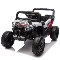 12V Kids Ride On Electric UTV W/2.4G Parents Control,Slow Start&Swing Function,Anti-Slip Wheels with Front Shock Absorbers,LED Lights,Built-in music player,Long-Lasting Battery,for Kids Aged 3-5