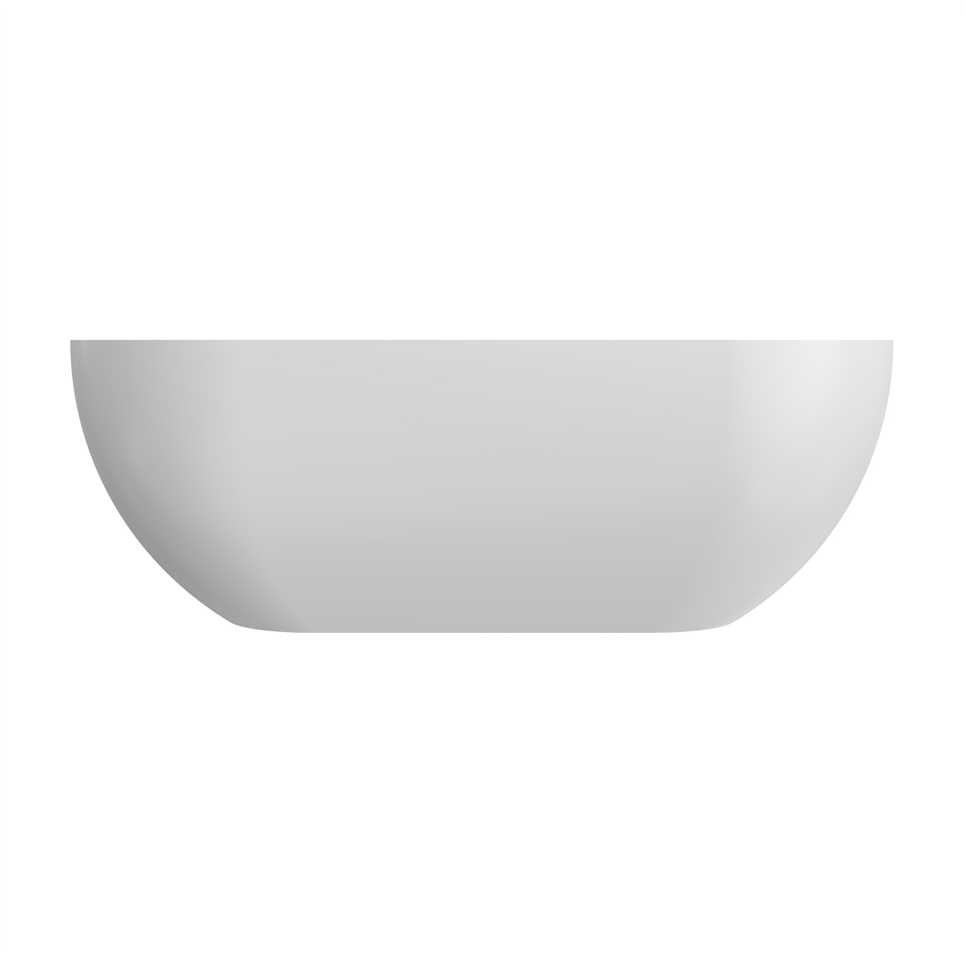 63 inch stone resin solid surface oval shape freestanding bathtub for the bathroom