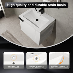 24 "Bathroom Vanity Sink Combo for big Space,Modern Bathroom Cabinet Cabinet combination, Bathroom Sink Cabinet Set, white(composable)