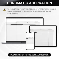48 "Bathroom Vanity Sink Combo for big Space,Modern Bathroom Cabinet Cabinet combination, Bathroom Sink Cabinet Set, white