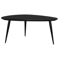 Xander Black 3-piece Triangular Coffee and End Table Set