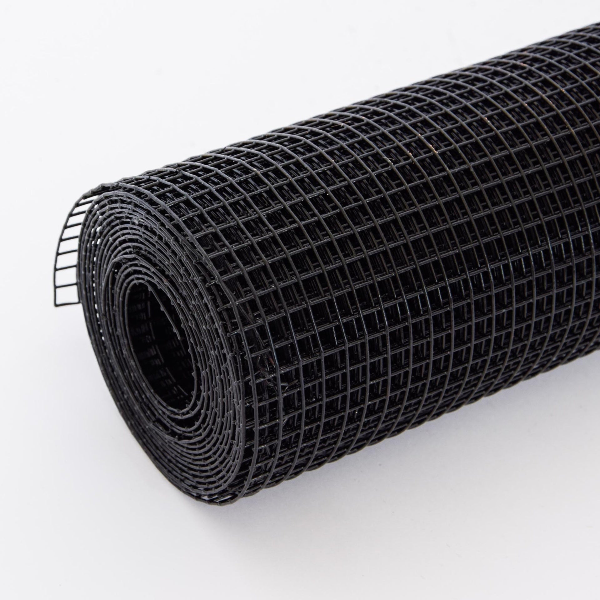 48 inch×100 ft Black Vinyl Coated Hardware Cloth, 16 Gauge AWG 1/2 inch Black PVC Hardware Cloth, Black Welded Wire Fence Supports Poultry-Netting Cage-Home Improvement and Chicken Coop
