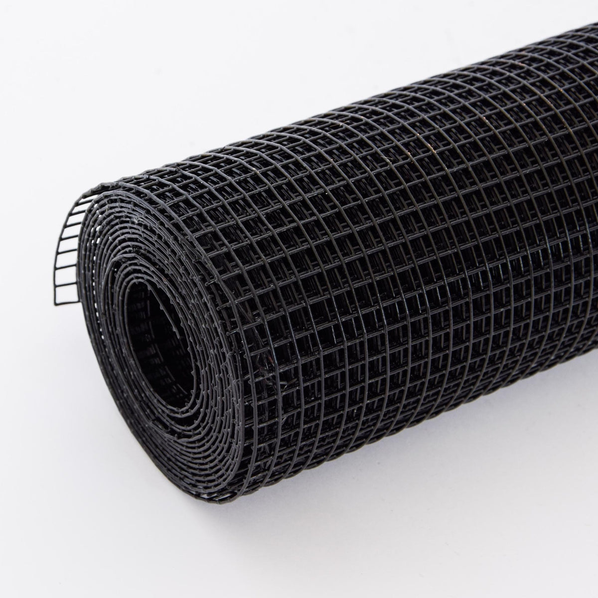 48 inch×100 ft Black Vinyl Coated Hardware Cloth, 16 Gauge AWG 1/2 inch Black PVC Hardware Cloth, Black Welded Wire Fence Supports Poultry-Netting Cage-Home Improvement and Chicken Coop