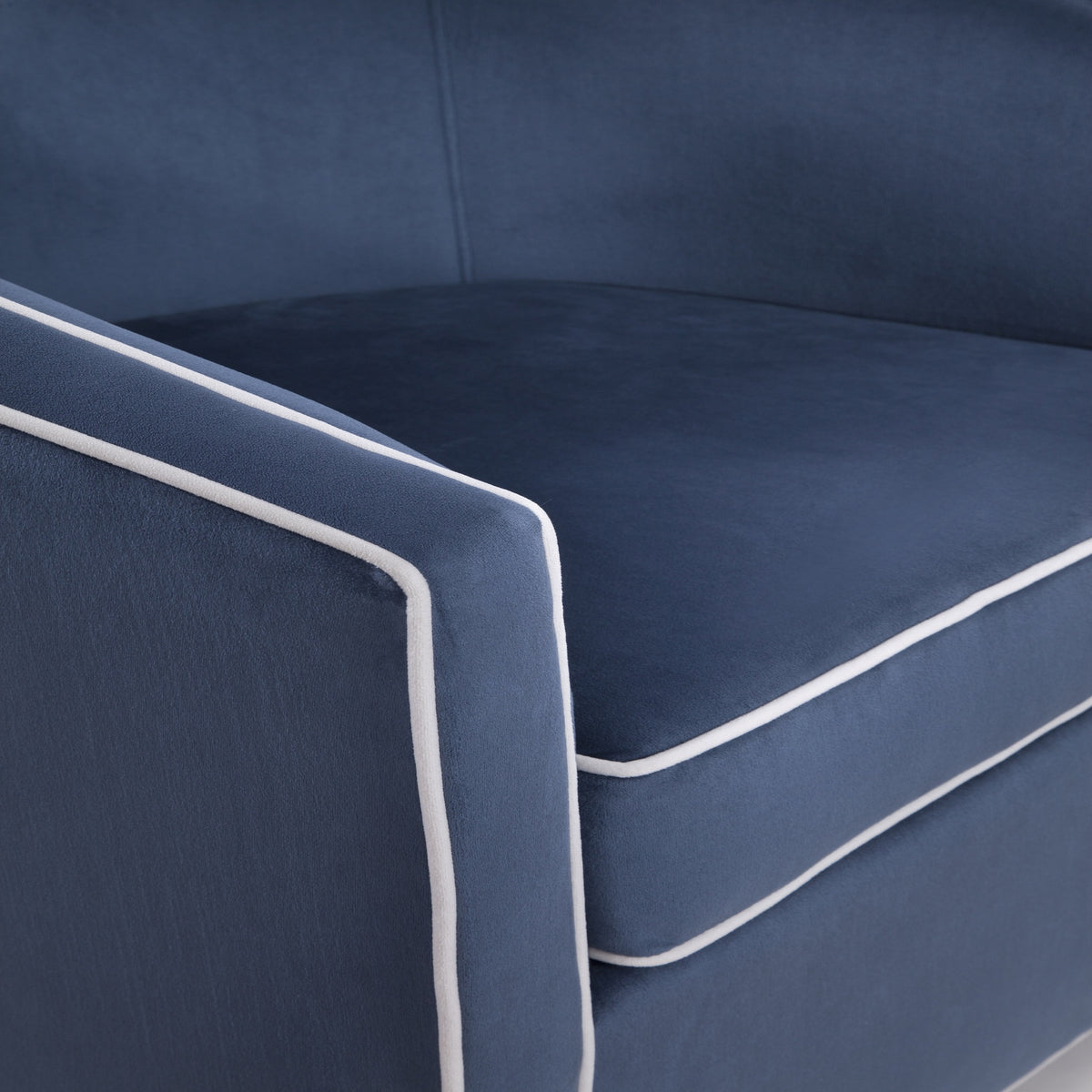 Kendall Blue Swivel Chair