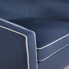 Kendall Blue Swivel Chair