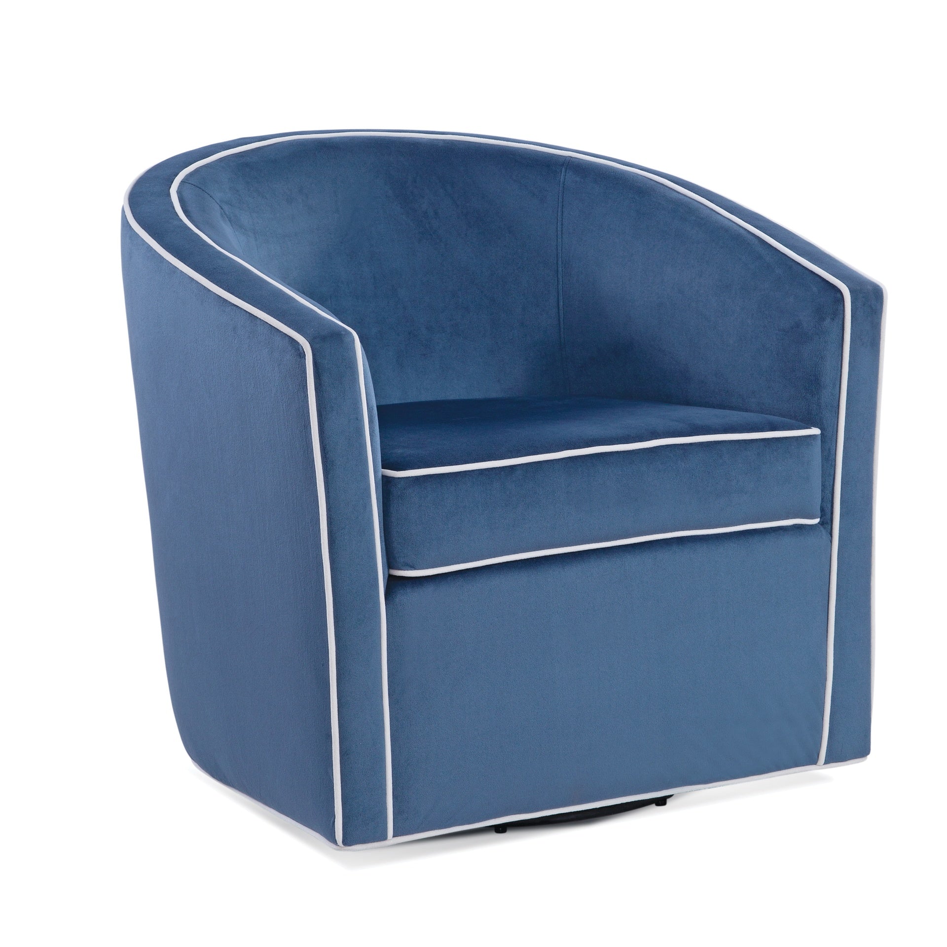 Kendall Blue Swivel Chair