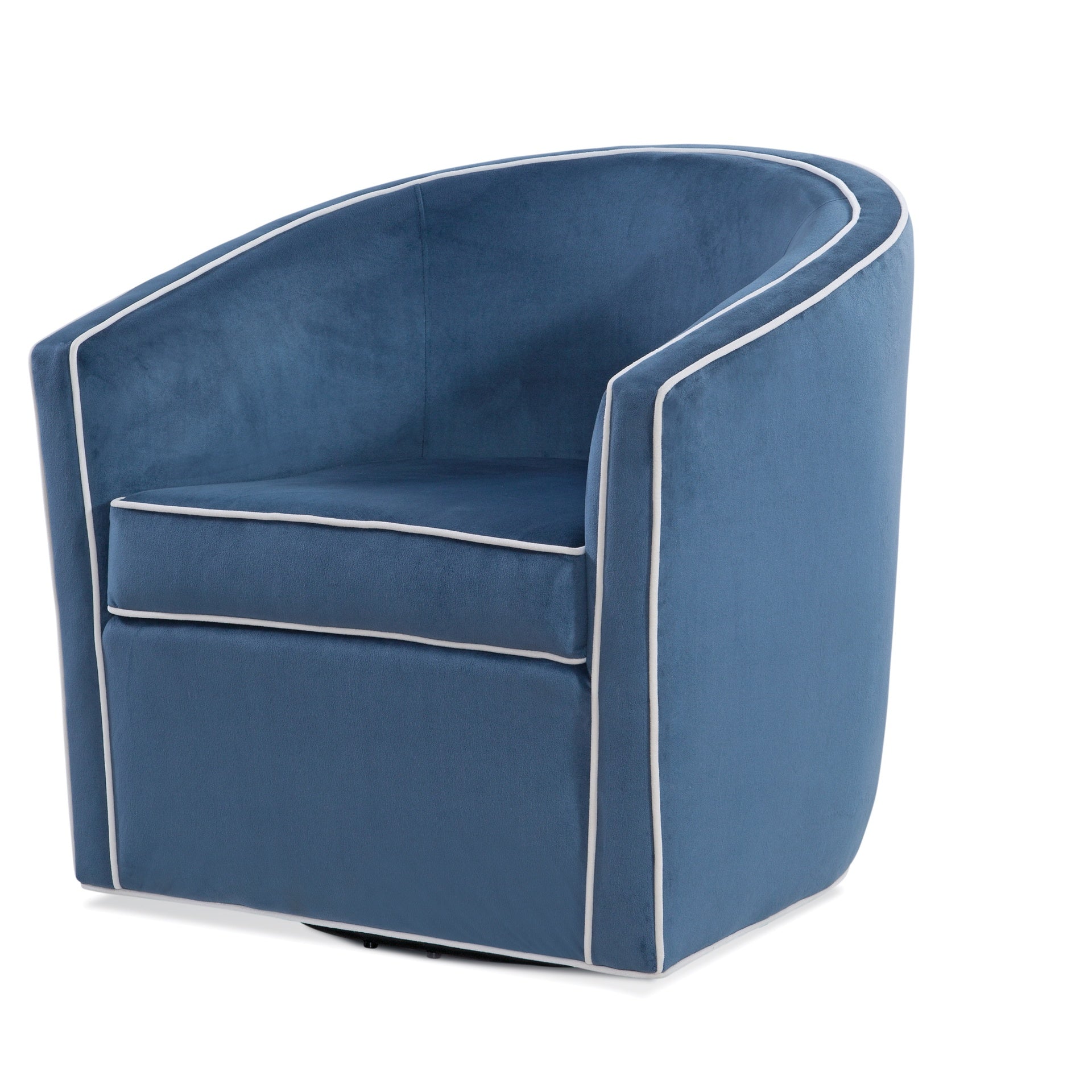 Kendall Blue Swivel Chair