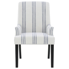 Draper Beige Upholstered Arm Chair