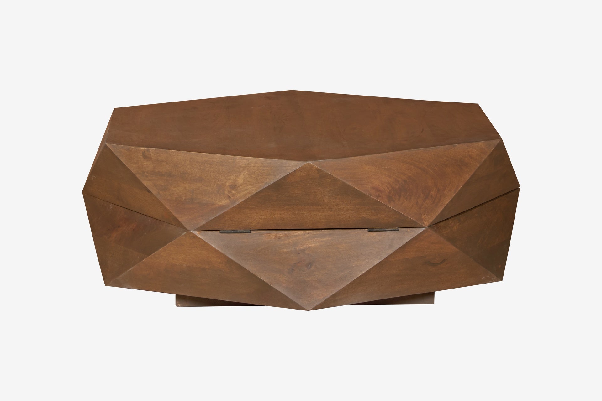Diamond Shape Solid Wood Lift Top Coffee Table