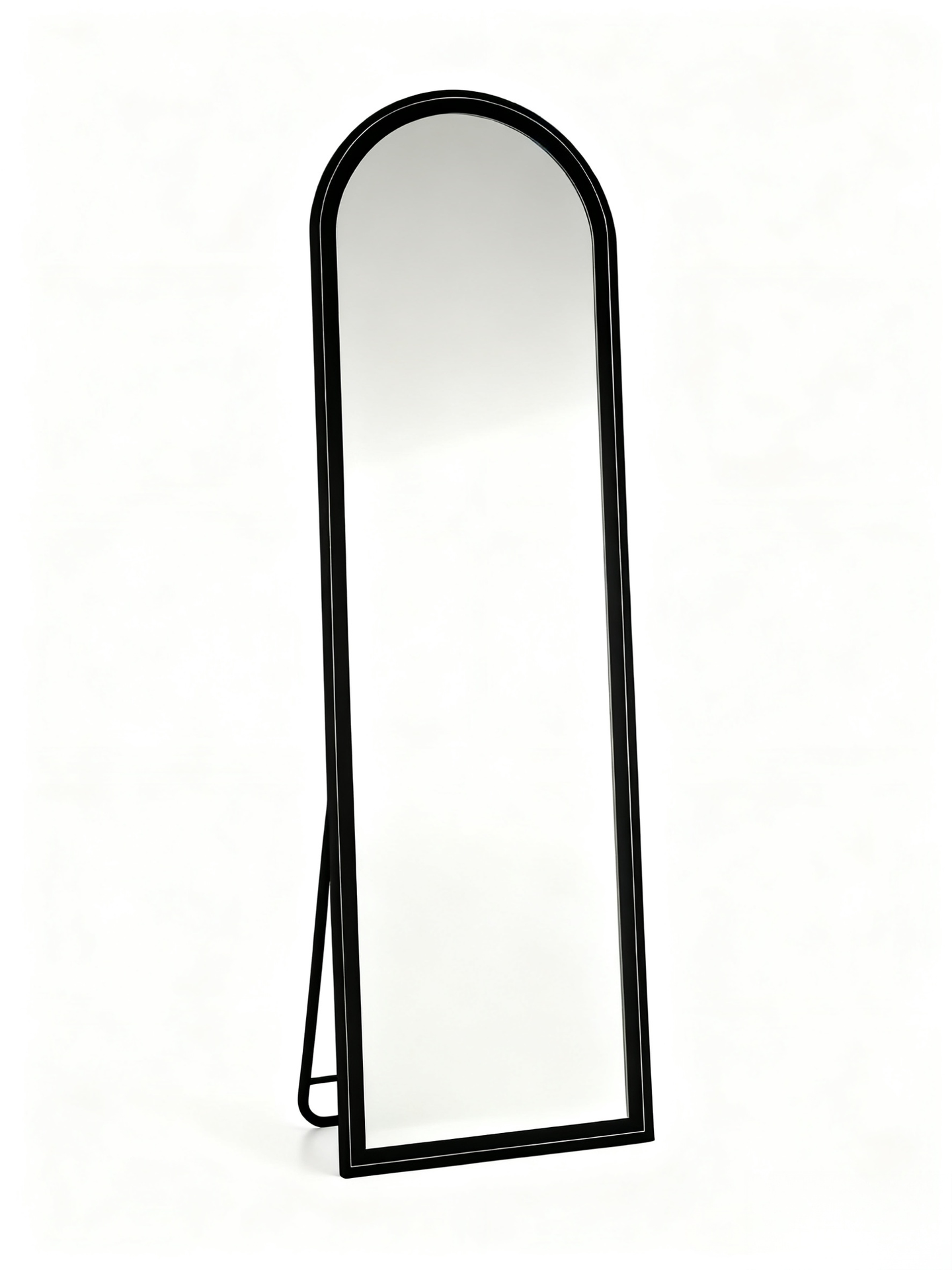 Full Length Mirror 63"x 20" Floor Mirror, Free Standing Full Body Mirror, Wall Mounted Hanging or Leaning Mirror with Stand for Bedroom, Living Room, Cloakroom