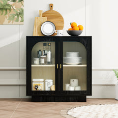 Storage Cabinet with Acrylic Door for Living Room, Dining Room, Study
