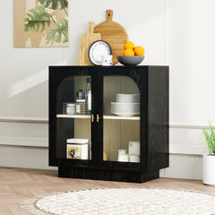 Storage Cabinet with Acrylic Door for Living Room, Dining Room, Study