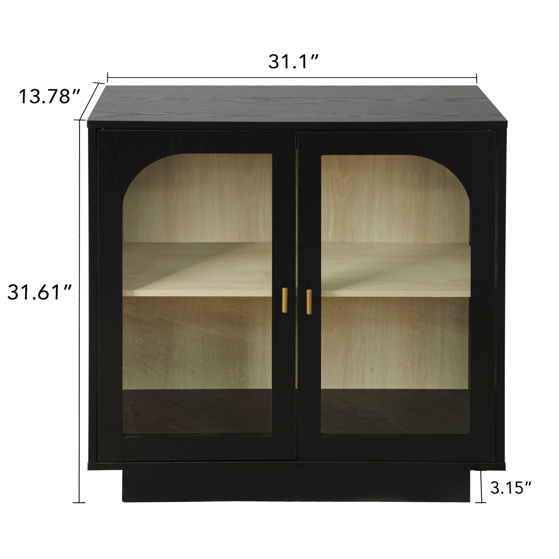 Storage Cabinet with Acrylic Door for Living Room, Dining Room, Study