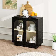Storage Cabinet with Acrylic Door for Living Room, Dining Room, Study