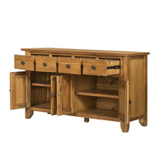 55x19x31.5" Brown Cabinet