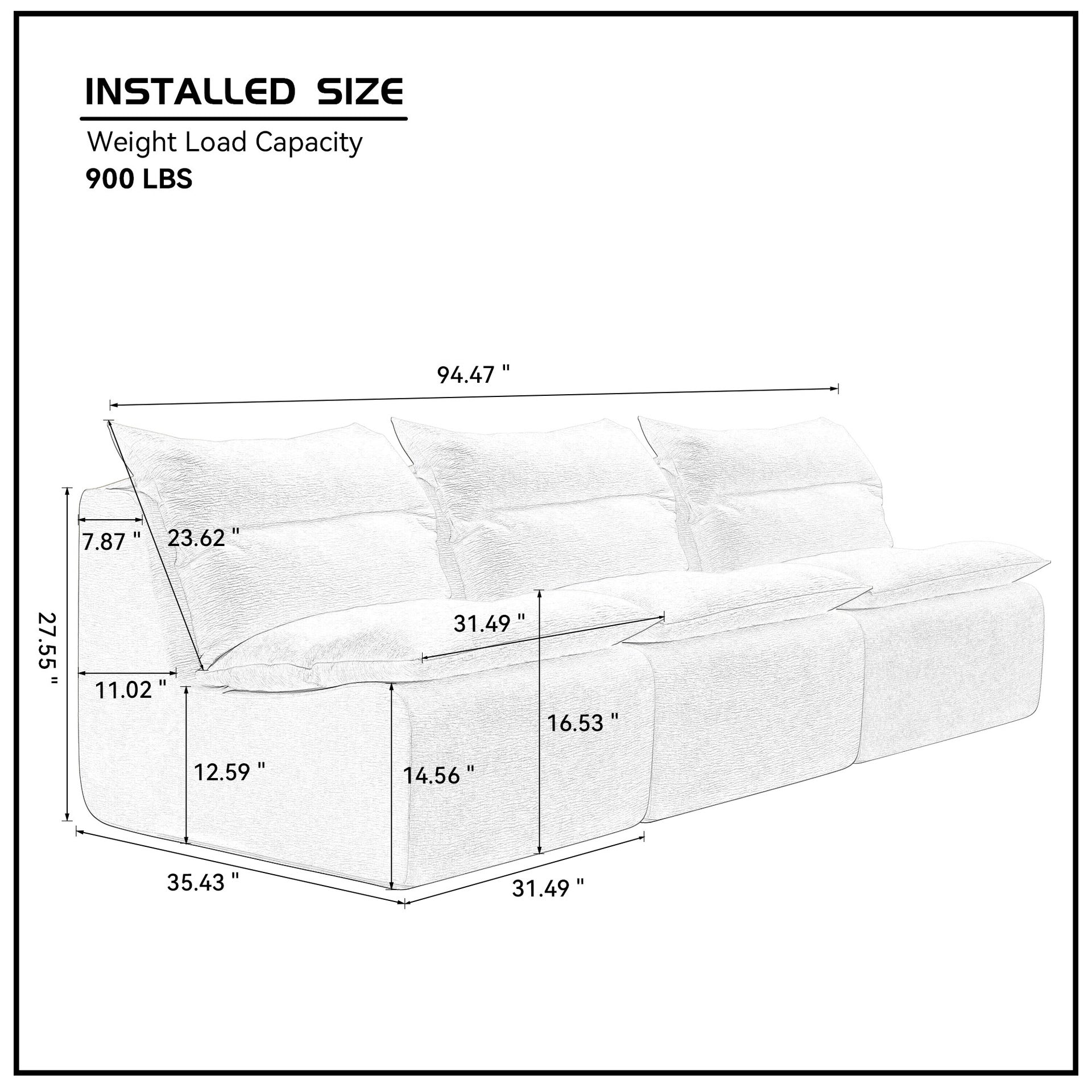3 Seat Chair Sofa Lounge Chair With Backrest Fully Compressed Sofa Suitable For Living Room, Bedroom, Polyester,GREEN